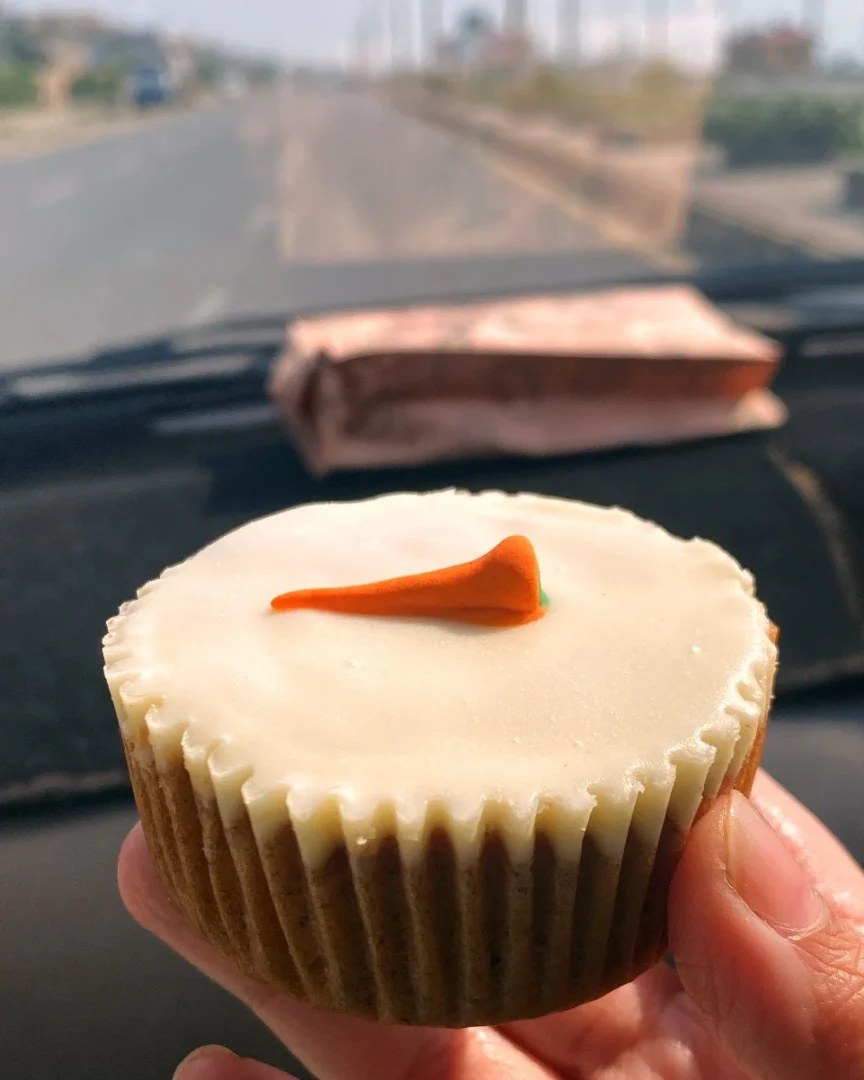 Hobnob Carrot Cake Cupcake Karachi