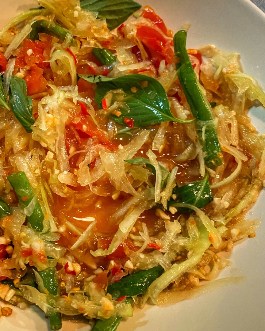 Thai Papaya Salad by Basic Karachi