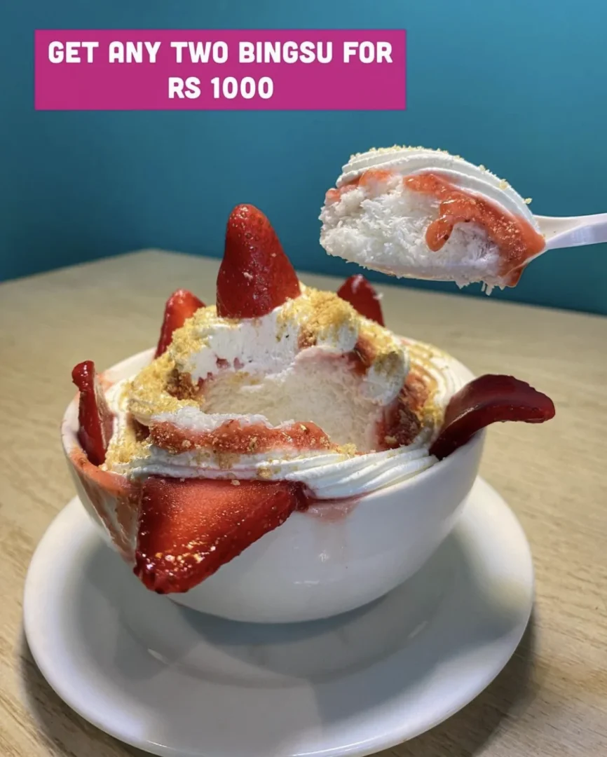 Bingsu for two for Rs. 1000