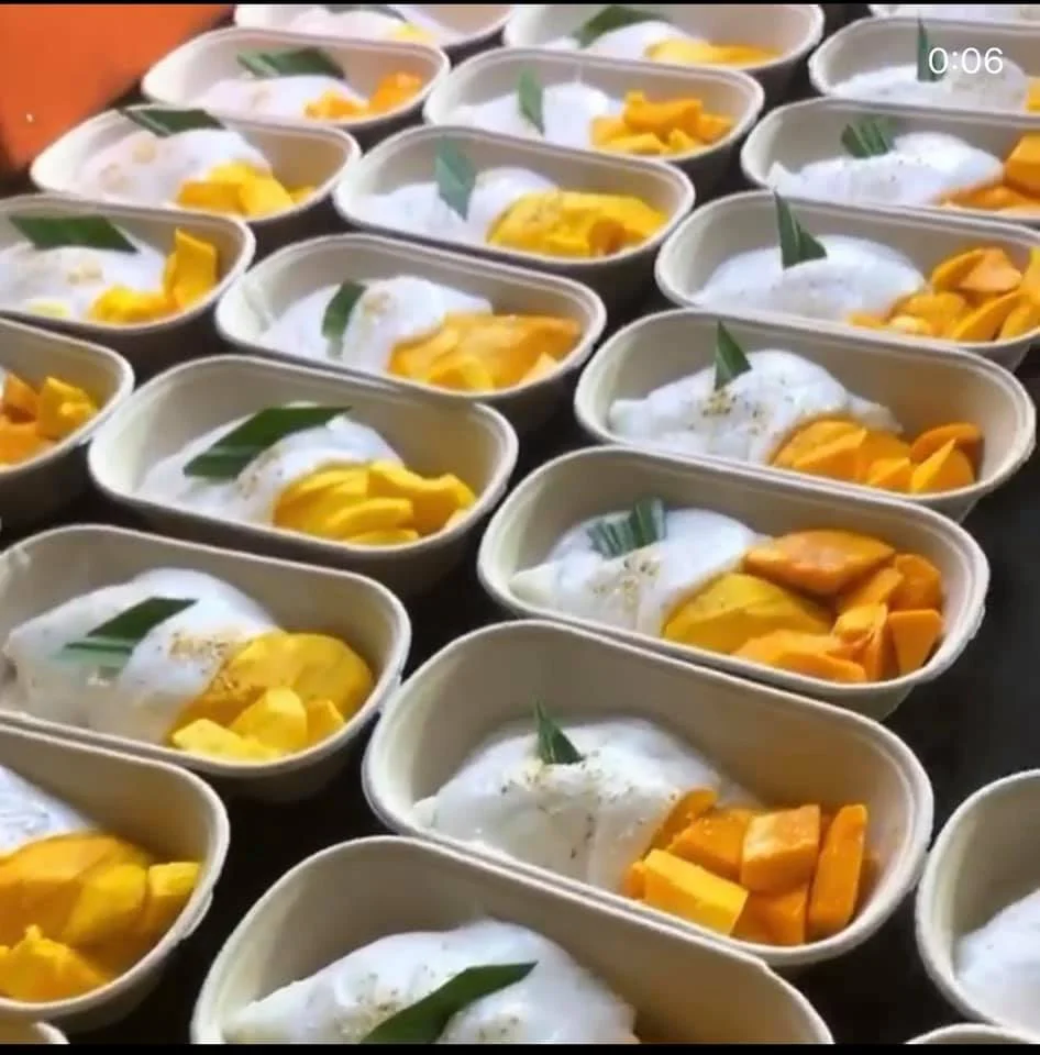 hot oven mango sticky rice