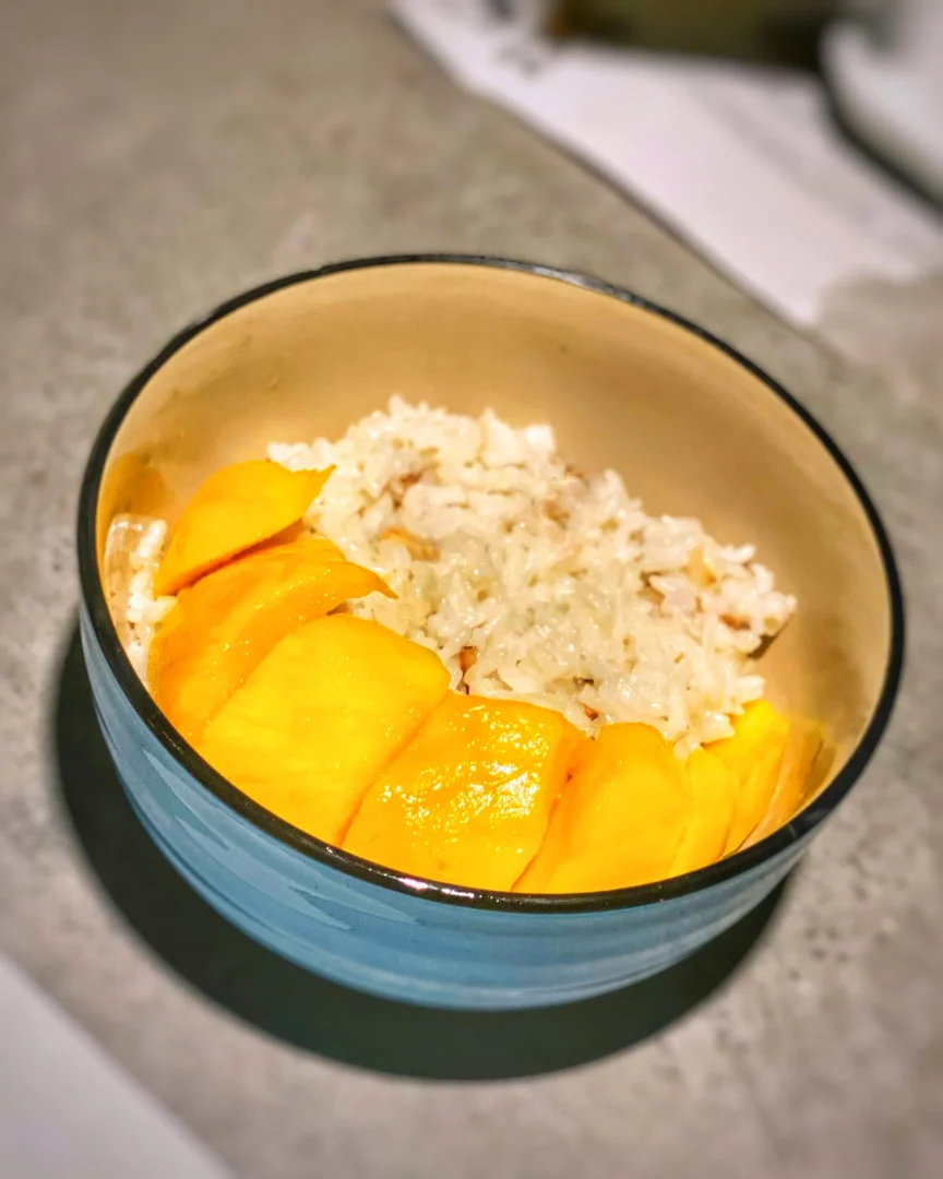 Mango With Sticky Rice at Kiki's Cafe